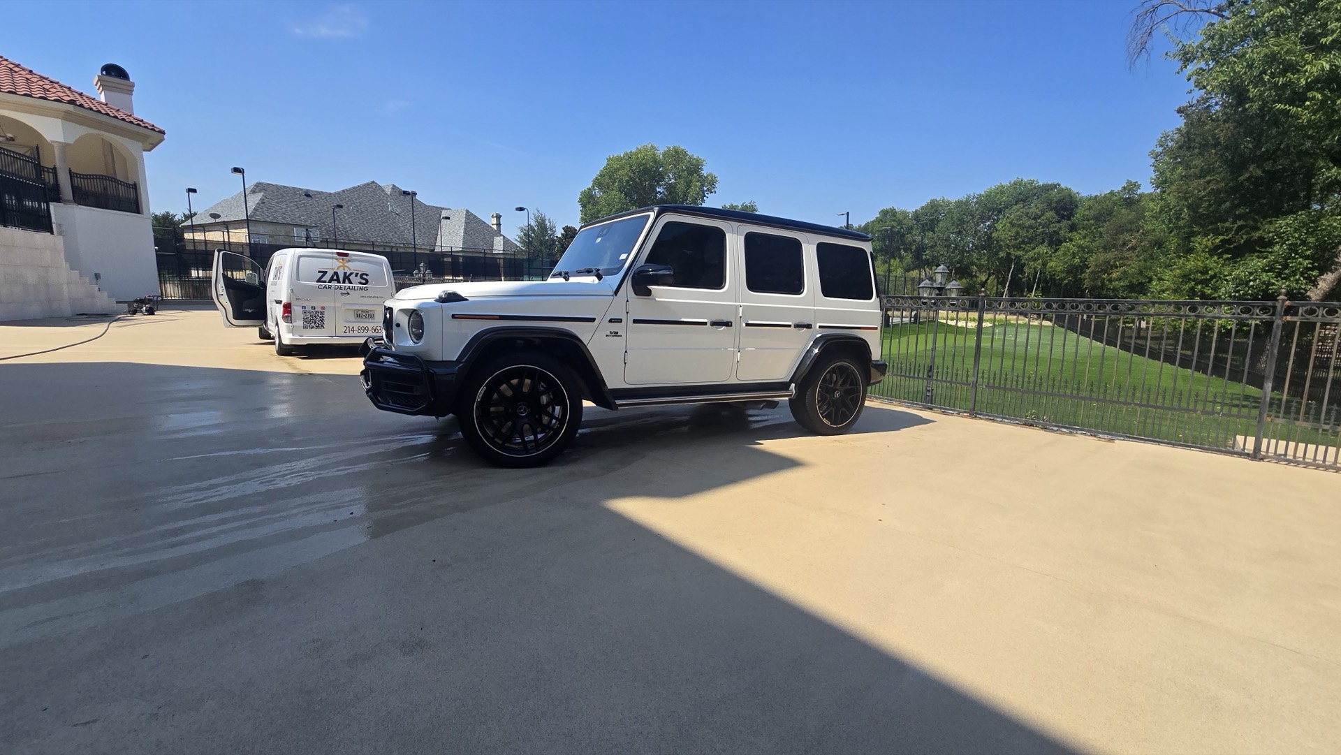 Mercedes-AMG G63 after a full exterior detail — McKinney, TX
