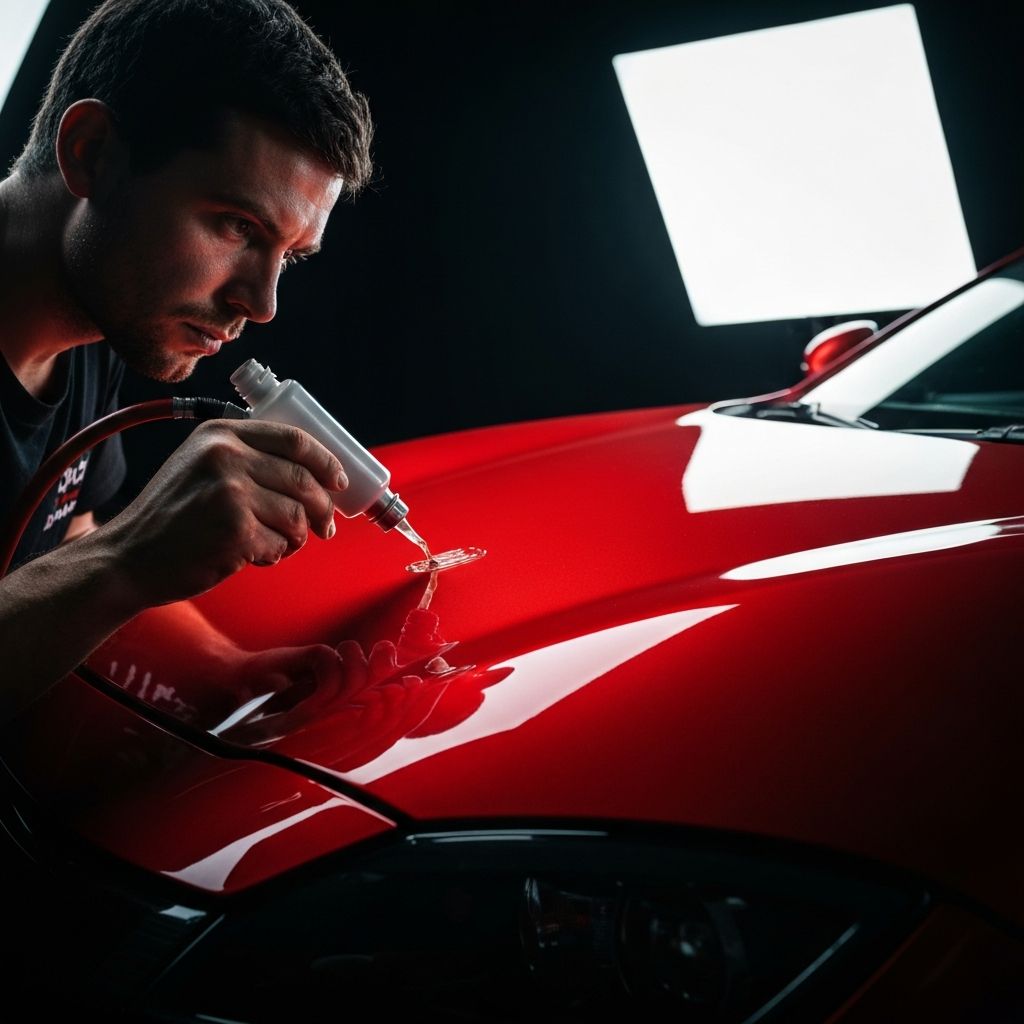 Ceramic coating application in Allen TX