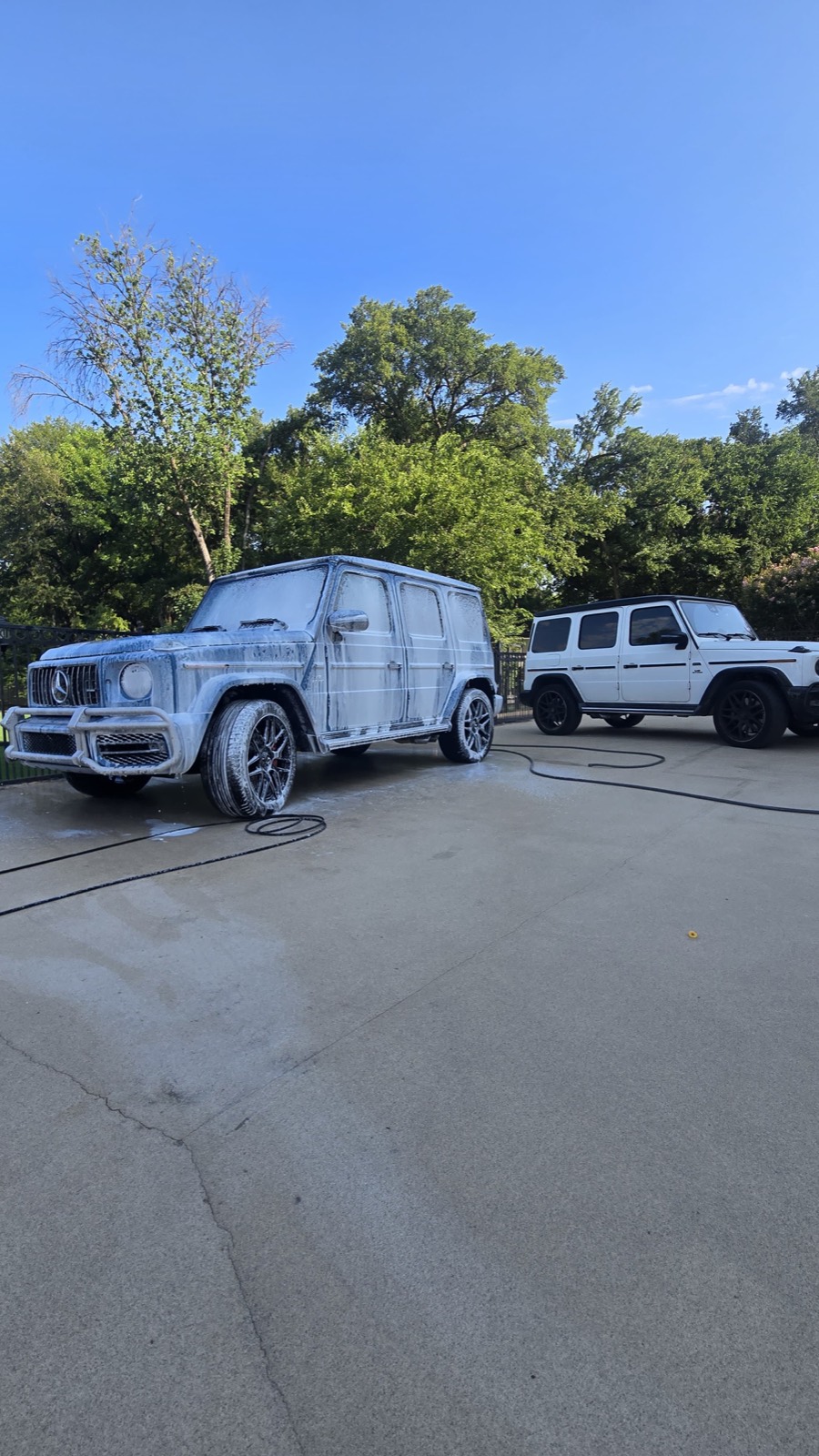 Two Mercedes G-Wagons detailed in one visit — McKinney, TX