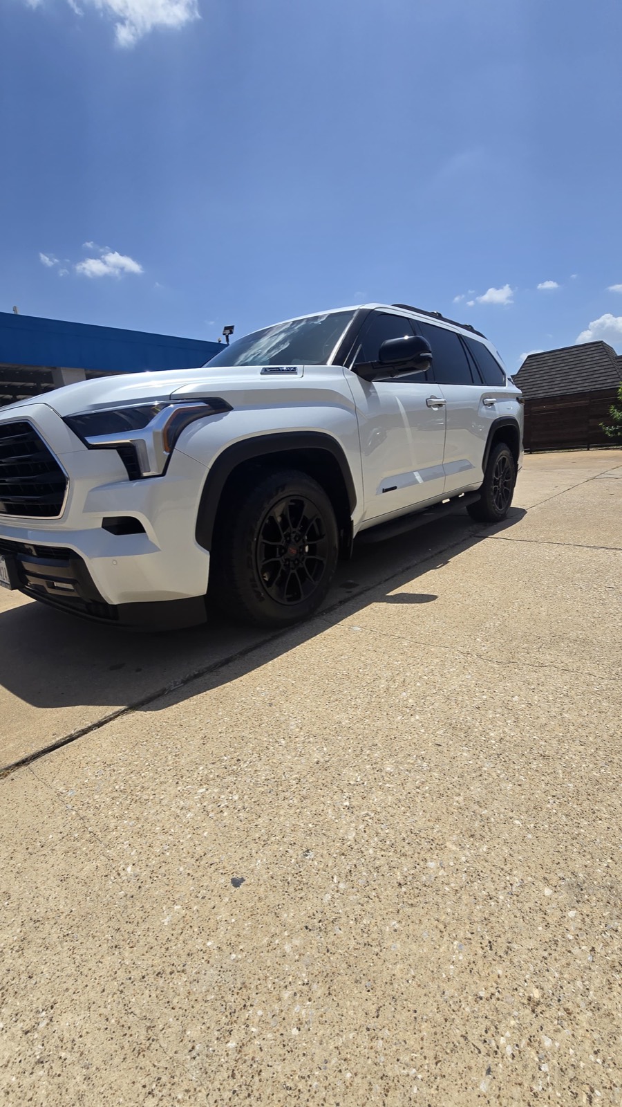 Toyota Sequoia after a full detail — deep gloss paint finish, Richardson, TX